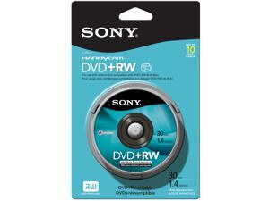 SONY 1.4GB DVD+RW 10 Packs Disc Model 10DPW30RS2H SONY 1.4GB DVD+RW 10 Packs Disc Model 10DPW30RS2H