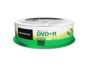 Sony DVD Recordable Media - DVD-R - 25 Pack Spindle Sony DVD Recordable Media - DVD-R - 25 Pack Spindle