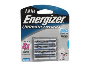 Energizer L92BP-4 AAA Lithium 4-pack Batteries Energizer L92BP-4 AAA Lithium 4-pack Batteries