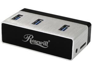 Rosewill RHB-410 - Aluminum Mini-USB 3.0 3-Port Hub Plus 2.5" SATA 6G Enclosure Adapter Rosewill RHB-410 - Aluminum Mini-USB 3.0 3-Port Hub Plus 2.5" SATA 6G Enclosure Adapter