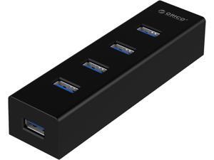 ORICO 4 Port Portable Super Speed USB 3.0 Hub a Built-in 3ft USB 3.0 Cable for Ultra Book, Macbook Air, Windows 8 Tablet Pc -Black (H4013-U3-V1) ORICO 4 Port Portable Super Speed USB 3.0 Hub a Built-in 3ft USB 3.0 Cable for Ultra Book, Macbook Air, Windows 8 Tablet Pc -Black (H4013-U3-V1)