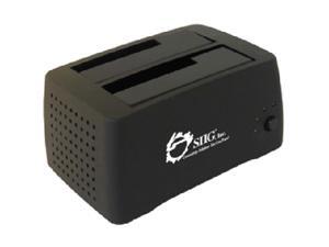 SIIG SC-SA0412-S1 2.5" & 3.5" Black SATA I/II USB 2.0 Dual Bay external docking station SIIG SC-SA0412-S1 2.5" & 3.5" Black SATA I/II USB 2.0 Dual Bay external docking station