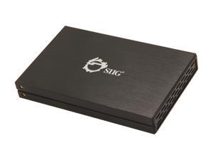 SIIG JU-SA0C12-S1 2.5" Black SATA USB 2.0 USB 2.0 to SATA External Enclosure SIIG JU-SA0C12-S1 2.5" Black SATA USB 2.0 USB 2.0 to SATA External Enclosure