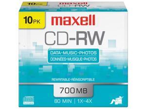 maxell 700MB CD-RW 10 Packs Disc Model 630011 maxell 700MB CD-RW 10 Packs Disc Model 630011