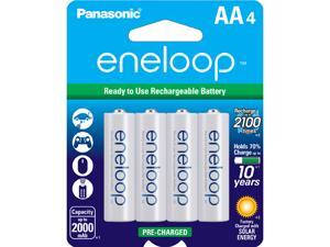 Panasonic Eneloop AA 2000mAh 2100 Cycle Ni-MH Pre-Charged Rechargeable Batteries 4 Pack Panasonic Eneloop AA 2000mAh 2100 Cycle Ni-MH Pre-Charged Rechargeable Batteries 4 Pack