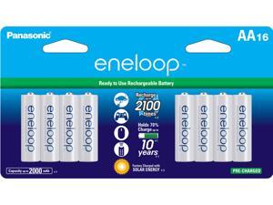 Panasonic BK-3MCCA16BA Eneloop AA 2100 Cycle Ni-MH Pre-Charged Rechargeable Batteries, 16 Pack Panasonic BK-3MCCA16BA Eneloop AA 2100 Cycle Ni-MH Pre-Charged Rechargeable Batteries, 16 Pack
