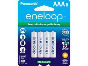 Panasonic BK-4MCCA8BA Eneloop AAA 2100 Cycle Ni-MH Pre-Charged Rechargeable Batteries (Pack of 8) Panasonic BK-4MCCA8BA Eneloop AAA 2100 Cycle Ni-MH Pre-Charged Rechargeable Batteries (Pack of 8)