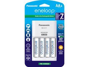 Panasonic K-KJ17MCA4BA Advanced Individual Cell Battery Charger Pack with 4AA eneloop 2100 Cycle Rechargeable Batteries (4 pack) Panasonic K-KJ17MCA4BA Advanced Individual Cell Battery Charger Pack with 4AA eneloop 2100 Cycle Rechargeable Batteries (4 pack)