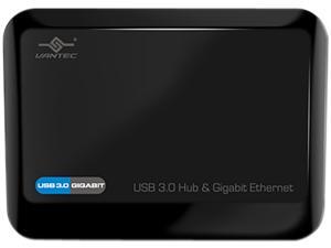 VANTEC UGT-MH330GNA 3-Port USB 3.0 Hub with Gigabit Ethernet Port VANTEC UGT-MH330GNA 3-Port USB 3.0 Hub with Gigabit Ethernet Port