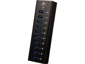 Vantec UGT-AH100U3 10-Port USB 3.0 Aluminum Hub w/ Power Adapter Vantec UGT-AH100U3 10-Port USB 3.0 Aluminum Hub w/ Power Adapter
