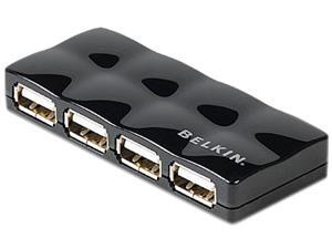 BELKIN F5U404PUKBLK USB 2.0 4-Port Mobile Hub BELKIN F5U404PUKBLK USB 2.0 4-Port Mobile Hub