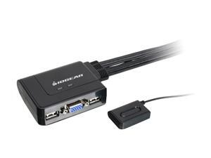 IOGEAR GCS22u 2-Port USB KVM Switch w/built-in cables
