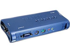 TRENDnet TK-408K 4-Port PS/2 KVM Switch Kit w/Audio TRENDnet TK-408K 4-Port PS/2 KVM Switch Kit w/Audio
