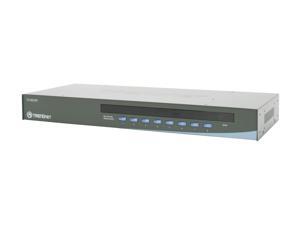 TRENDnet TK-804R 8-Port USB+PS/2 Rack Mount KVM Switch w/ OSD TRENDnet TK-804R 8-Port USB+PS/2 Rack Mount KVM Switch w/ OSD