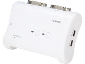 TRENDnet TK-209K 2-Port USB KVM Switch Kit w/ Audio (Includes 2x KVM Cables) TRENDnet TK-209K 2-Port USB KVM Switch Kit w/ Audio (Includes 2x KVM Cables)