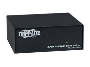 Tripp Lite VGA/SVGA 350MHz Video Splitter - 2 Port (HD15 M/2xF) B114-002-R B114-002-R Tripp Lite VGA/SVGA 350MHz Video Splitter - 2 Port (HD15 M/2xF) B114-002-R B114-002-R