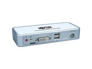 TRIPP LITE B004-DUA2-K-R 2-Port Compact DVI/USB KVM Switch w/Audio and Cable TRIPP LITE B004-DUA2-K-R 2-Port Compact DVI/USB KVM Switch w/Audio and Cable