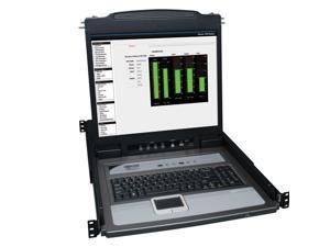 TRIPP LITE B020-U08-19-K NetDirector Console RM LCD KVM Switch with 8 Cables TRIPP LITE B020-U08-19-K NetDirector Console RM LCD KVM Switch with 8 Cables