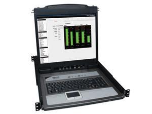 TRIPP LITE B020-U16-19-K NetDirector Console RM LCD KVM Switch with 8 Cables TRIPP LITE B020-U16-19-K NetDirector Console RM LCD KVM Switch with 8 Cables