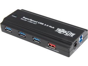 Tripp Lite 7-Port USB 3.0 SuperSpeed Hub with Dedicated 2A USB Charging Port (U360-007) Tripp Lite 7-Port USB 3.0 SuperSpeed Hub with Dedicated 2A USB Charging Port (U360-007)