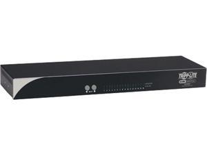 TRIPP LITE B072-016-1A NetCommander 16-Port Cat5 KVM Switch 1U Rack-Mount with PS2 to USB Input Adapter TRIPP LITE B072-016-1A NetCommander 16-Port Cat5 KVM Switch 1U Rack-Mount with PS2 to USB Input Adapter