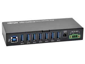 TRIPP.LITE U360-007-IND 7-Port Industrial USB 3.0 SuperSpeed Hub 15KV ESD Immunity Metal TRIPP.LITE U360-007-IND 7-Port Industrial USB 3.0 SuperSpeed Hub 15KV ESD Immunity Metal