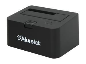 Aluratek External 2.5" & 3.5" Black SuperSpeed USB 3.0 SATA Hard Drive Docking Station Enclosure AUDDU200F Aluratek External 2.5" & 3.5" Black SuperSpeed USB 3.0 SATA Hard Drive Docking Station Enclosure AUDDU200F