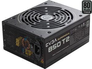 EVGA SuperNOVA 850 T2 220-T2-0850-X1 80+ TITANIUM 850W Fully Modular EVGA ECO Mode Includes FREE Power On Self Tester Power Supply EVGA SuperNOVA 850 T2 220-T2-0850-X1 80+ TITANIUM 850W Fully Modular EVGA ECO Mode Includes FREE Power On Self Tester Power Supply