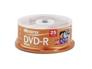 Memorex DVD-R 16x 25PK MMR 4.7 GB Spindle Memorex DVD-R 16x 25PK MMR 4.7 GB Spindle