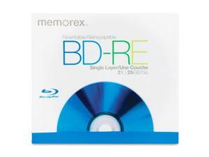 memorex 25GB 2X BD-RE Single Disc Model 05502 memorex 25GB 2X BD-RE Single Disc Model 05502