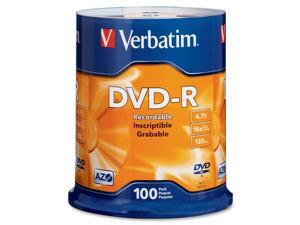 Verbatim 4.7GB 16X DVD-R 100 Packs Disc Model 95102 Verbatim 4.7GB 16X DVD-R 100 Packs Disc Model 95102
