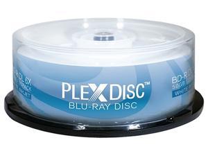 PlexDisc 50GB 6X BD-R DL White Inkjet Hub Printable 25 Packs Disc Model 645-213 PlexDisc 50GB 6X BD-R DL White Inkjet Hub Printable 25 Packs Disc Model 645-213