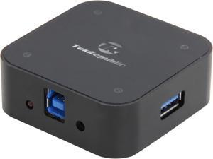 Tek Republic TUH-3400 Aluminum USB 3.0 4 Port Hub with 3A Power Adapter Tek Republic TUH-3400 Aluminum USB 3.0 4 Port Hub with 3A Power Adapter