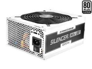 PC Power & Cooling Silencer Series PPCMK3S1200 1200 Watt (1200W) 80 Plus Platinum Semi-Modular Active PFC ATX PC Power Supply Industrial Grade PC Power & Cooling Silencer Series PPCMK3S1200 1200 Watt (1200W) 80 Plus Platinum Semi-Modular Active PFC ATX PC Power Supply Industrial Grade