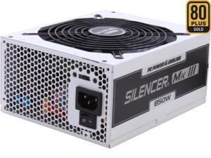 PC Power & Cooling Silencer Series PPCMK3S850 850 Watt (850W) 80 Plus Gold Semi-Modular Active PFC ATX PC Power Supply Industrial Grade PC Power & Cooling Silencer Series PPCMK3S850 850 Watt (850W) 80 Plus Gold Semi-Modular Active PFC ATX PC Power Supply Industrial Grade