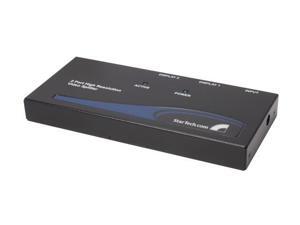StarTech ST122PRO 2 Port 350 MHz VGA Video Splitter/Distribution Amplifier StarTech ST122PRO 2 Port 350 MHz VGA Video Splitter/Distribution Amplifier