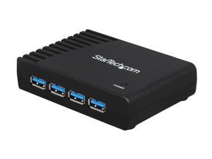 StarTech ST4300USB3 4 Port Black SuperSpeed USB 3.0 Hub StarTech ST4300USB3 4 Port Black SuperSpeed USB 3.0 Hub