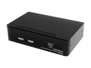 StarTech SV231DVIUA 2 Port DVI USB KVM Switch with Audio and USB 2.0 Hub StarTech SV231DVIUA 2 Port DVI USB KVM Switch with Audio and USB 2.0 Hub