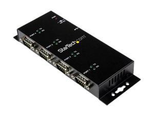 Startech ICUSB2324I 4 Port USB to DB9 RS232 Serial Adapter Hub – Industrial DIN Rail and Wall Mountable Startech ICUSB2324I 4 Port USB to DB9 RS232 Serial Adapter Hub – Industrial DIN Rail and Wall Mountable