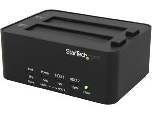 StarTech SATDOCK2REU3 2.5" & 3.5" Black SATA II Hard Drive Docking Station and Standalone HDD / SSD Duplicator StarTech SATDOCK2REU3 2.5" & 3.5" Black SATA II Hard Drive Docking Station and Standalone HDD / SSD Duplicator