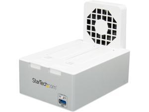 StarTech SDOCK2U33HFW 2.5" & 3.5" White SATA USB 3.0 Hard Drive Docking Station w/ integrated Fast Charge USB Hub UASP support and Fan StarTech SDOCK2U33HFW 2.5" & 3.5" White SATA USB 3.0 Hard Drive Docking Station w/ integrated Fast Charge USB Hub UASP support and Fan