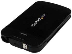 StarTech.com 2.5" USB 3.0 Aluminum SATA III Hard Drive Enclosure w/ UASP and Built-in Cable - 2.5in SSD/HDD Enclosure w/ Attached Cable(S2510BMU33CB)e StarTech.com 2.5" USB 3.0 Aluminum SATA III Hard Drive Enclosure w/ UASP and Built-in Cable - 2.5in SSD/HDD Enclosure w/ Attached Cable(S2510BMU33CB)e