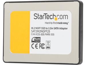StarTech.com M.2 SSD to 2.5-Inch SATA III Adapter with Protective Housing (SAT2M2NGFF25) StarTech.com M.2 SSD to 2.5-Inch SATA III Adapter with Protective Housing (SAT2M2NGFF25)