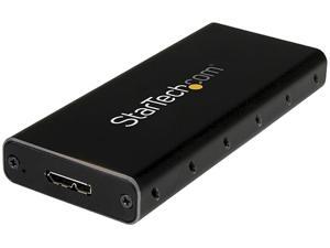 StarTech.com M.2 NGFF SATA Enclosure - USB 3.1 (10Gbps) with USB C Cable - Portable M.2 SSD Enclosure for USB-C Enabled Host - Aluminum StarTech.com M.2 NGFF SATA Enclosure - USB 3.1 (10Gbps) with USB C Cable - Portable M.2 SSD Enclosure for USB-C Enabled Host - Aluminum