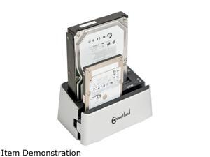 SYBA CL-ENC50038 2.5" & 3.5" White SATA I / II / III USB 3.0 Dual Mode SATA III HDD Duplicator + Docking Station SYBA CL-ENC50038 2.5" & 3.5" White SATA I / II / III USB 3.0 Dual Mode SATA III HDD Duplicator + Docking Station