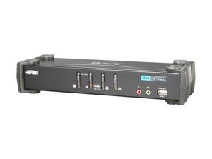 ATEN CS1764A 4-Port USB2.0 DVI KVMP Switch, Cables Included ATEN CS1764A 4-Port USB2.0 DVI KVMP Switch, Cables Included