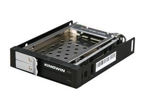 KINGWIN KF-251-BK 2.5" Dual Bay SATA Internal Hot Swap Rack w/ Keylock KINGWIN KF-251-BK 2.5" Dual Bay SATA Internal Hot Swap Rack w/ Keylock