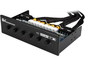 KINGWIN HDD-PS6 Hard Drive Power Switch to Control up to 6 HDD KINGWIN HDD-PS6 Hard Drive Power Switch to Control up to 6 HDD
