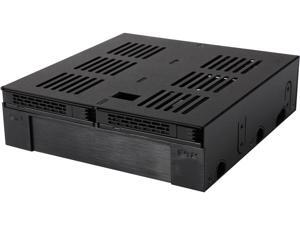 ICY DOCK MB322SP-B ExpressCage 2x2.5” SATA/SAS HDD/SSD to 5.25” Mobile Rack w/ 3.5” HDD/Device Slot (no backplane) comparable to tray-less 2.5" HDD/SSD Mobile Rack/Caddy ICY DOCK MB322SP-B ExpressCage 2x2.5” SATA/SAS HDD/SSD to 5.25” Mobile Rack w/ 3.5” HDD/Device Slot (no backplane) comparable to tray-less 2.5" HDD/SSD Mobile Rack/Caddy