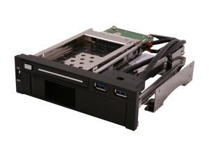 SYBA 5.25" Dual Bay Mobile Rack for both 2.5" and 3.25" SATA HDD, Plus 2 USB 3.0 Ports SYBA 5.25" Dual Bay Mobile Rack for both 2.5" and 3.25" SATA HDD, Plus 2 USB 3.0 Ports